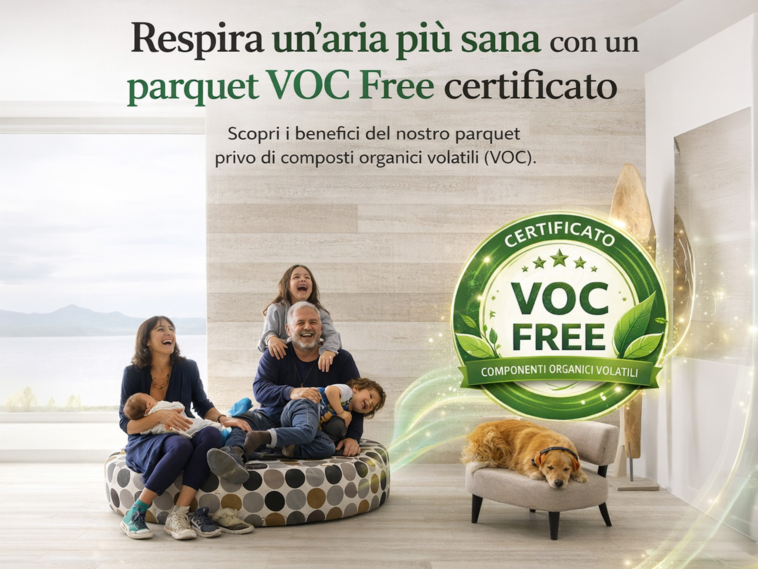 Certificazione VOC Free: Perché è importante per parquet e qualità dell’aria indoor